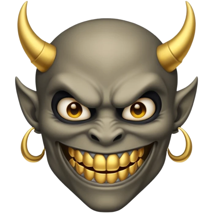 Demon with grillz emoji