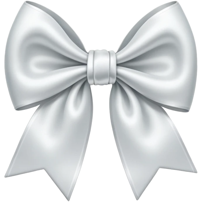 white bow  emoji