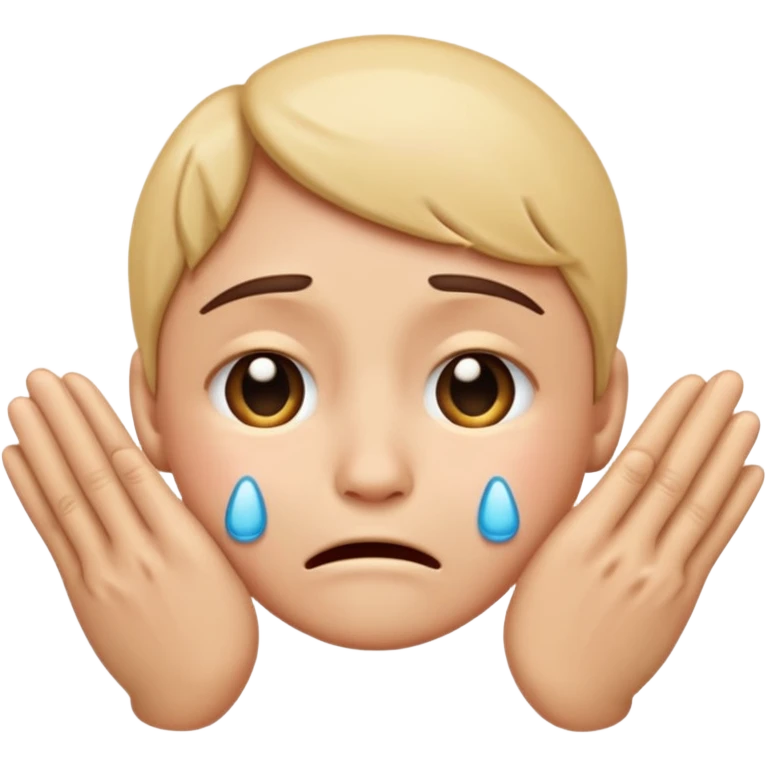 ios style praying crying emoji emoji