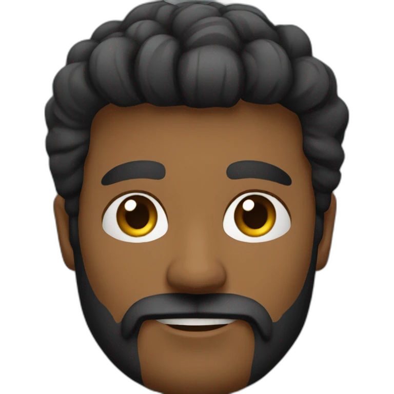 programador barba negra emoji