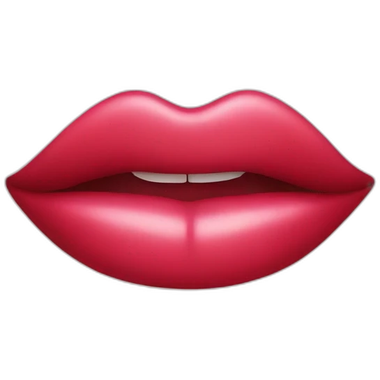 Lip emoji