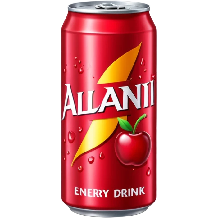 Alani energy drink cherry pop emoji