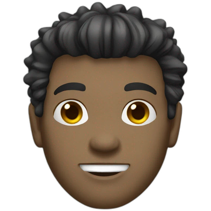 Punk male,dark hair, with white leather,tshirt emoji