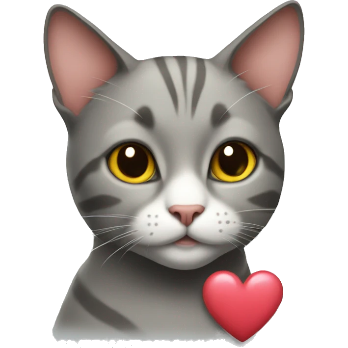 cat with heart emoji