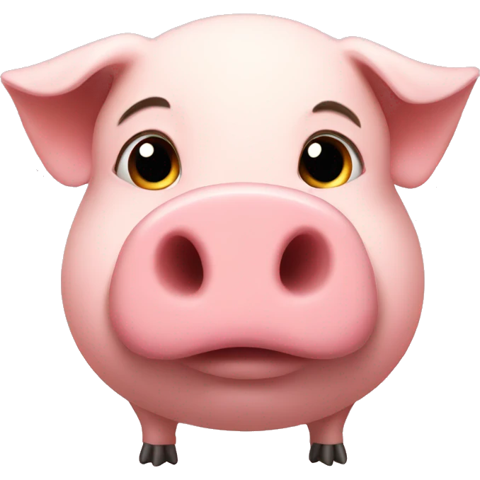 very very thick pig emoji