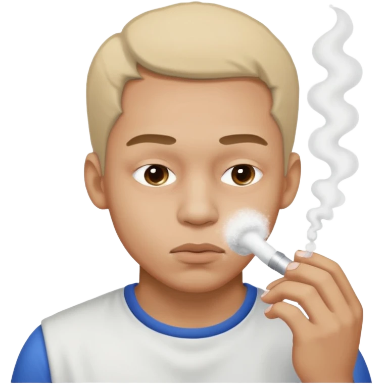 Guy snorting cocaine emoji emoji
