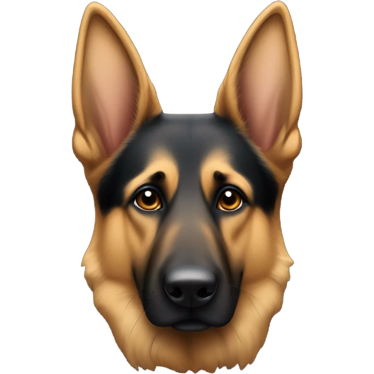 German shepherd  emoji