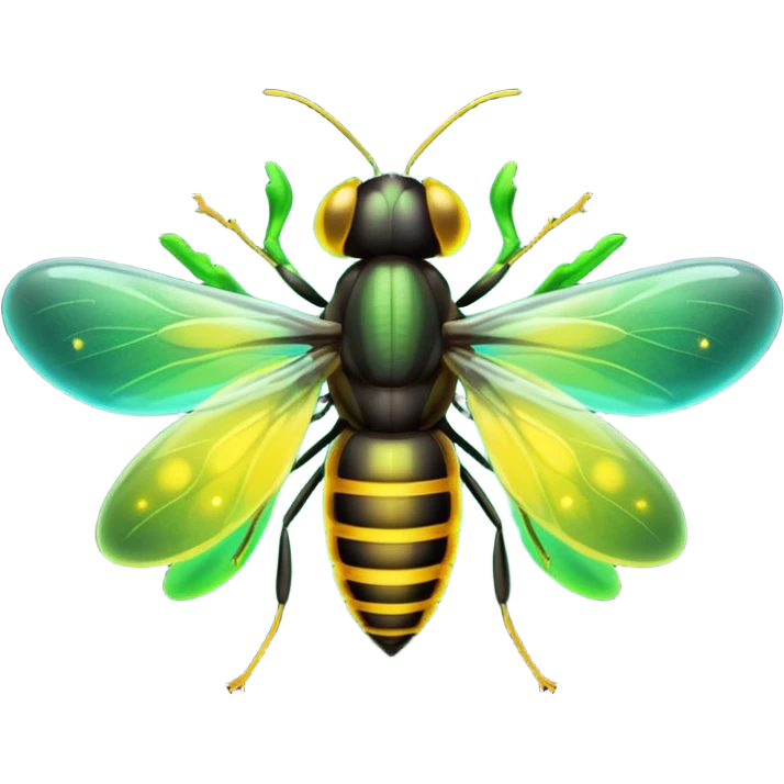 une luciole emoji