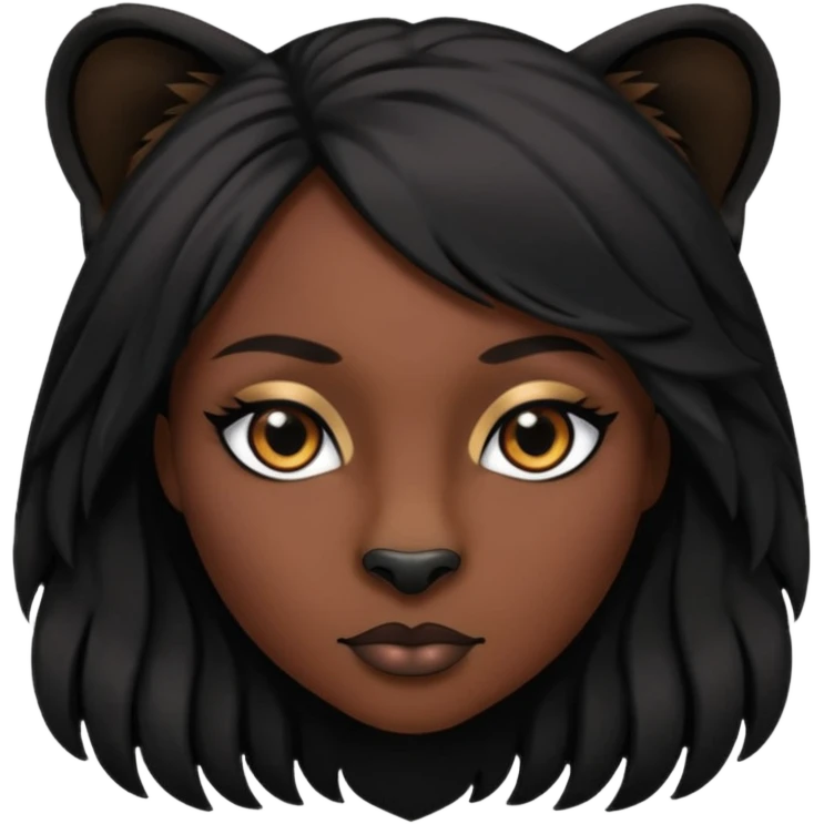 Mulher pantera emoji