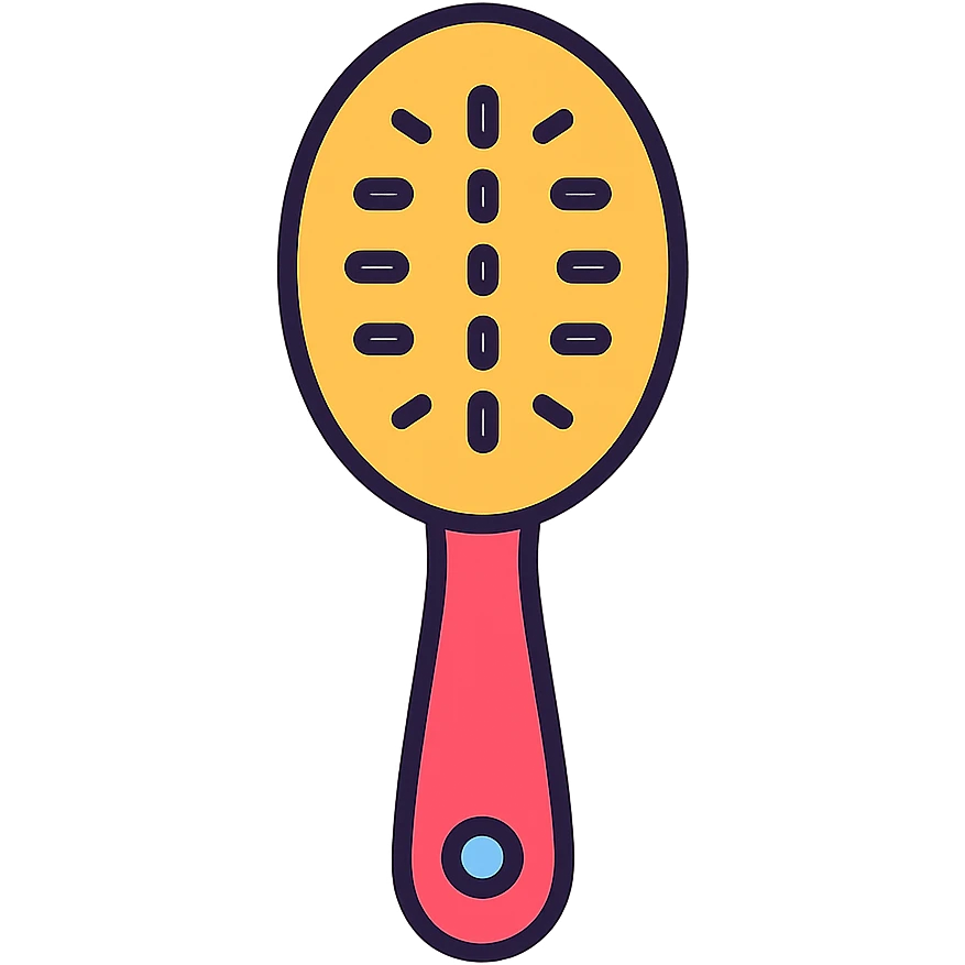 hair brush emoji