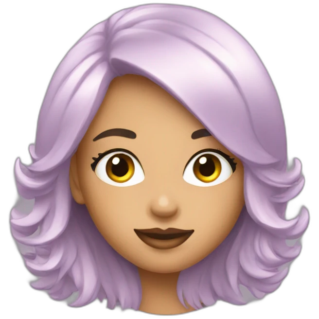 Fille mascara emoji