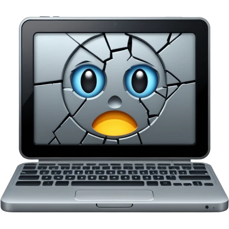 computadora malograda sin señal emoji