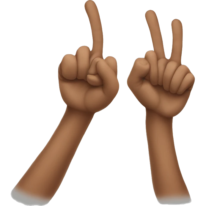 embaras emoji with finger touc emoji