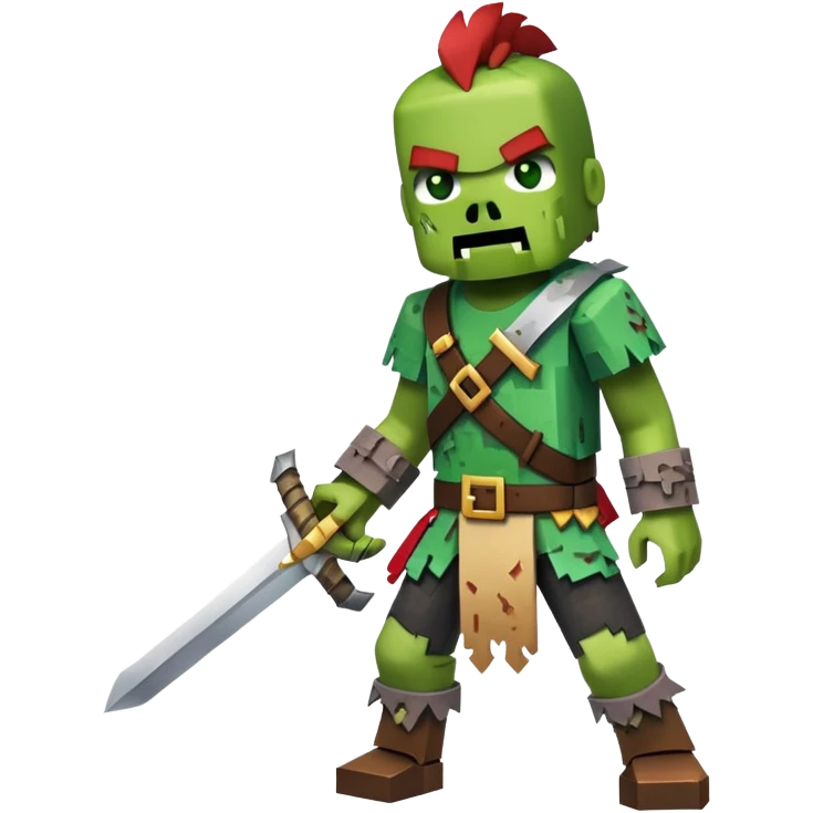 Minecraft chicken jockey zombie on top emoji