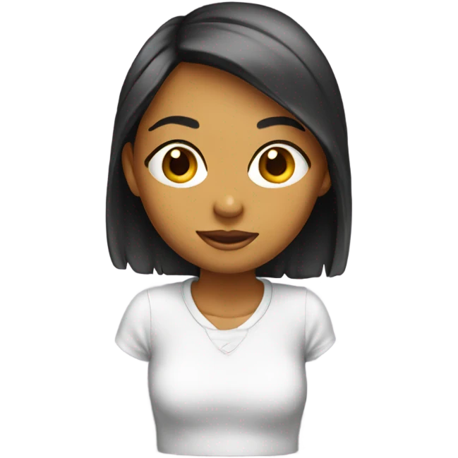 Girl glass emoji