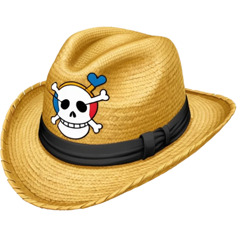Le drapeau des chapeaux de paille one piece emoji