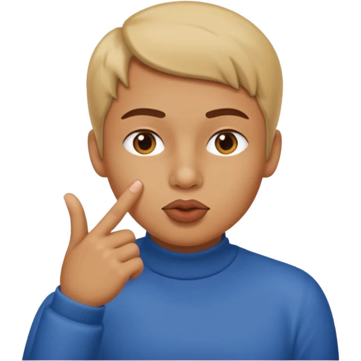 un banco y una persona haciendo gesto de silencio emoji