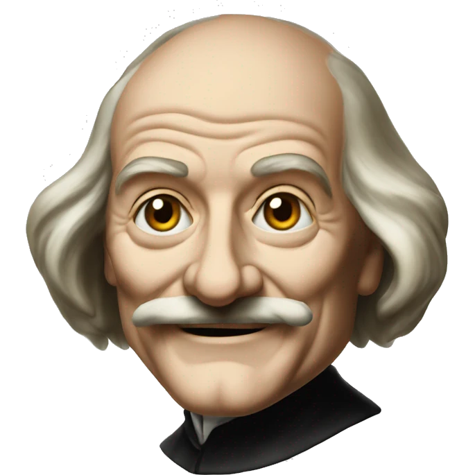 thomas hobbes, portrait by John Michael Wright emoji