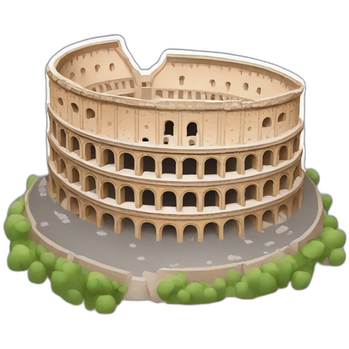 Roman Colosseum in Rome emoji