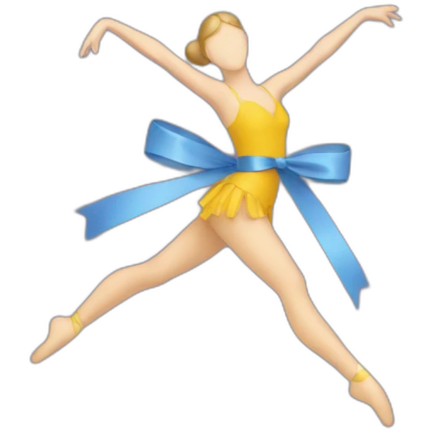 Dancer ribbon emoji