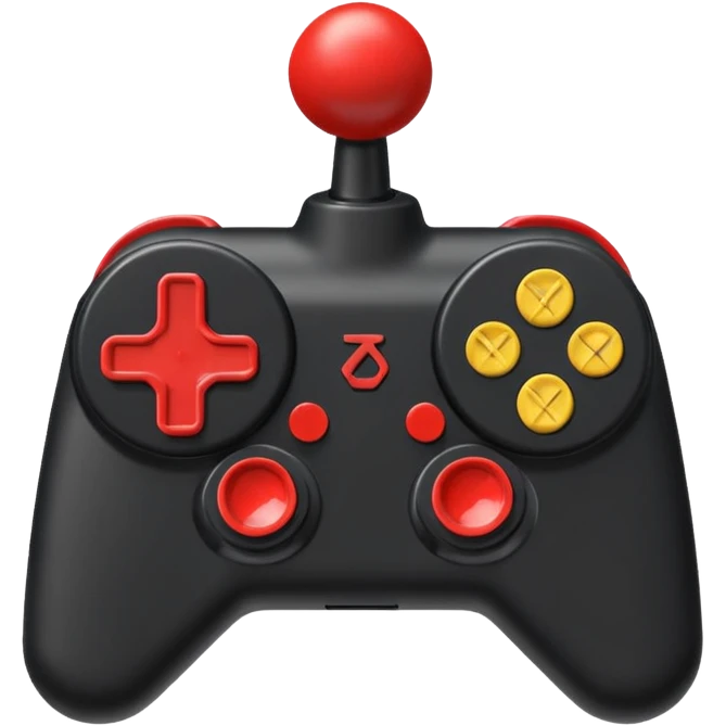 Retro joystick console emoji
