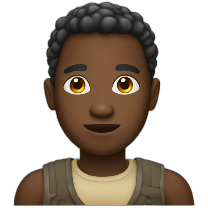 african person emoji