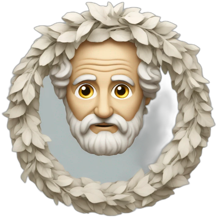 greek philosopher wreath emoji