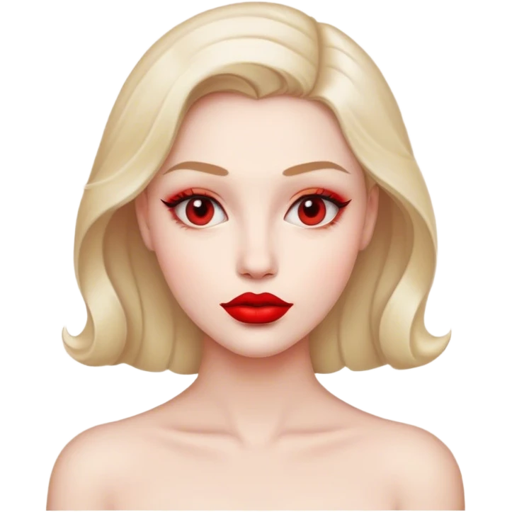 Sexy lips emoji