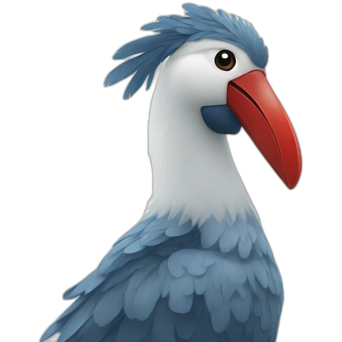 Cœur avec des plume emoji