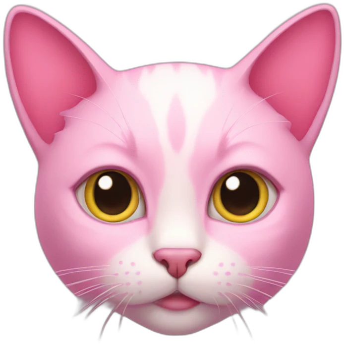 pink cat  emoji