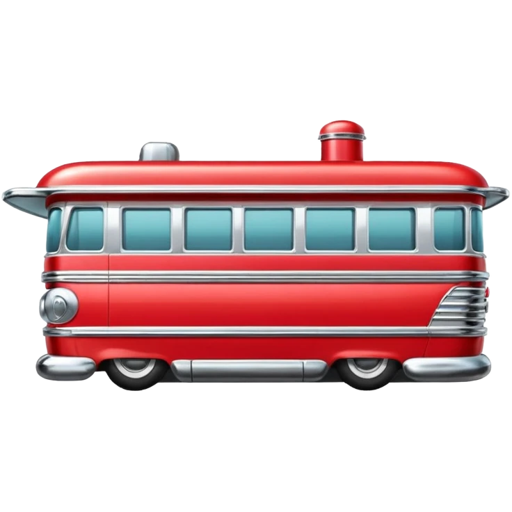 1950s diner exterior facing right emoji