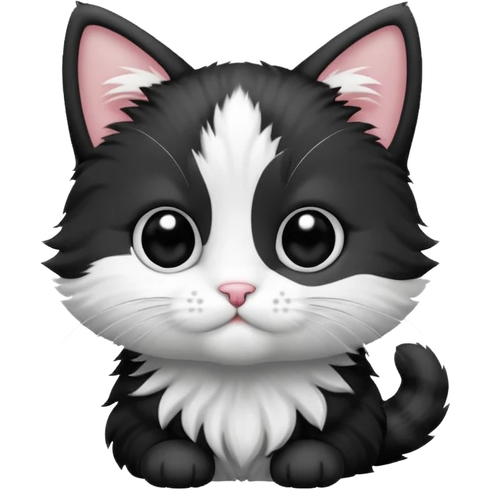 Purrfect Monochrome B&W emoji