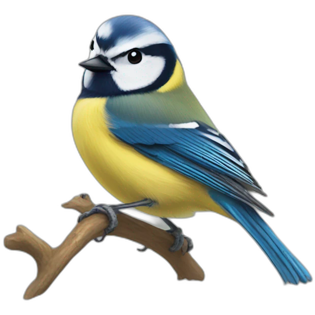 Blue tit emoji