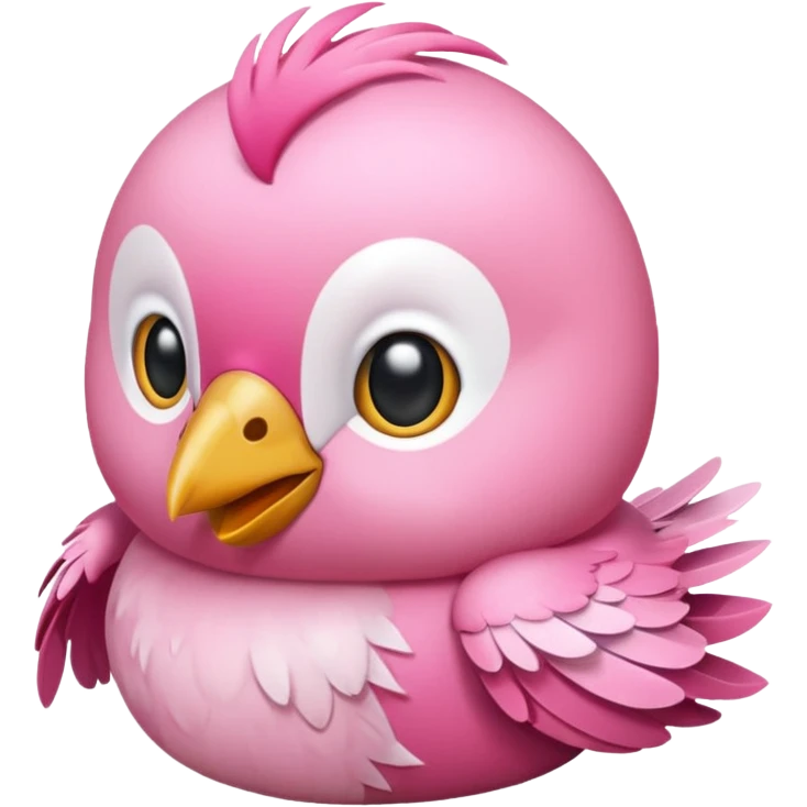pink bird emoji
