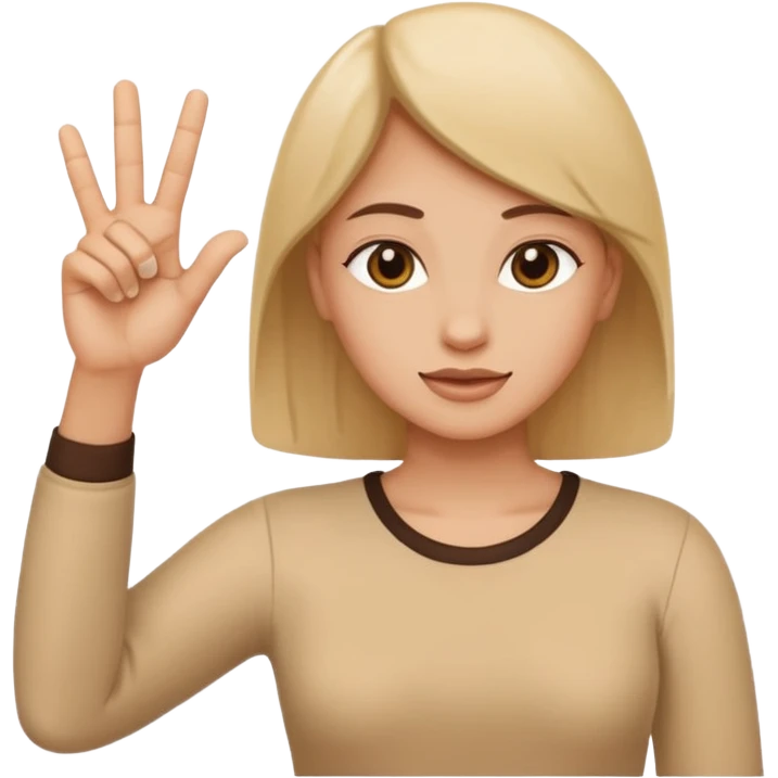 25 in sign language emoji