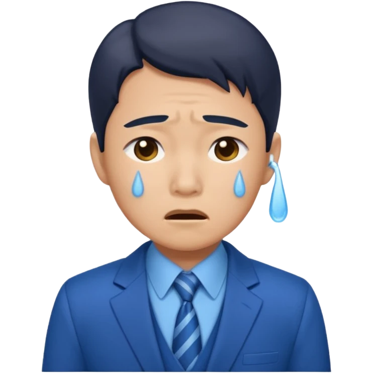 detective, asian, crying, bluye emoji