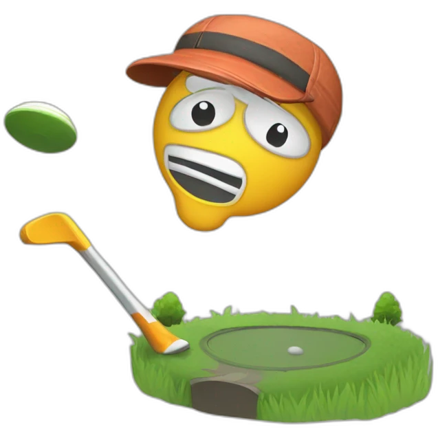 Disc golf emoji