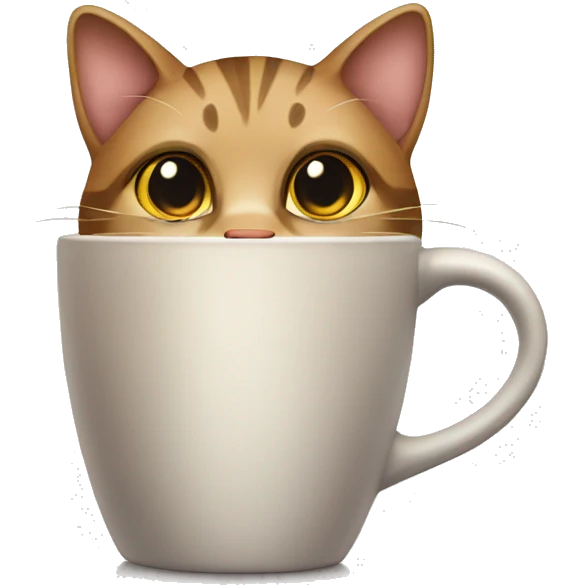 Cat drink coffee  emoji