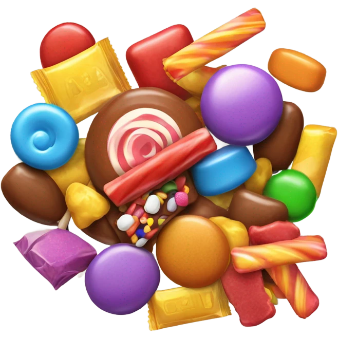 Pile of sweets emoji