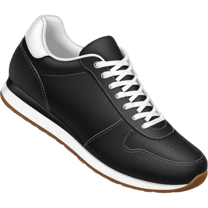 black sport shoue emoji