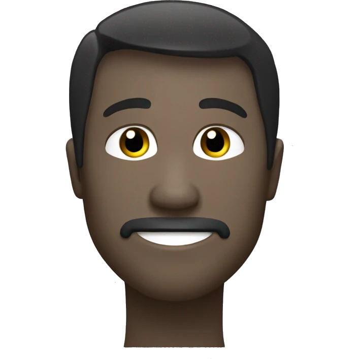Mão cinza dentro de um círculo preto emoji