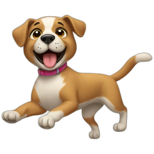 Perro bailando emoji