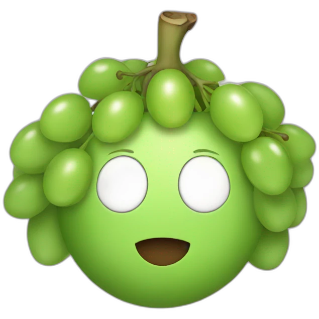 one peace grape emoji