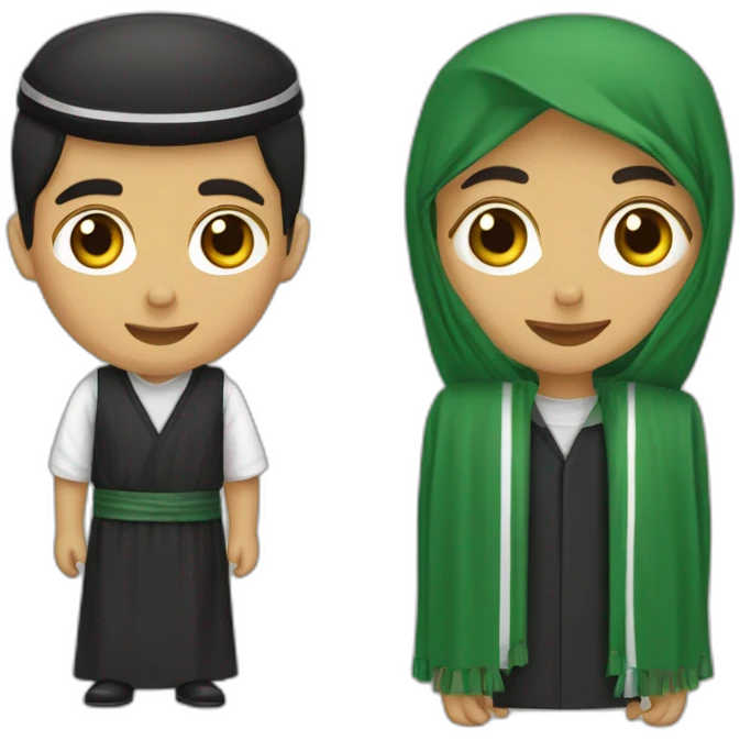 Palestine et algerie emoji