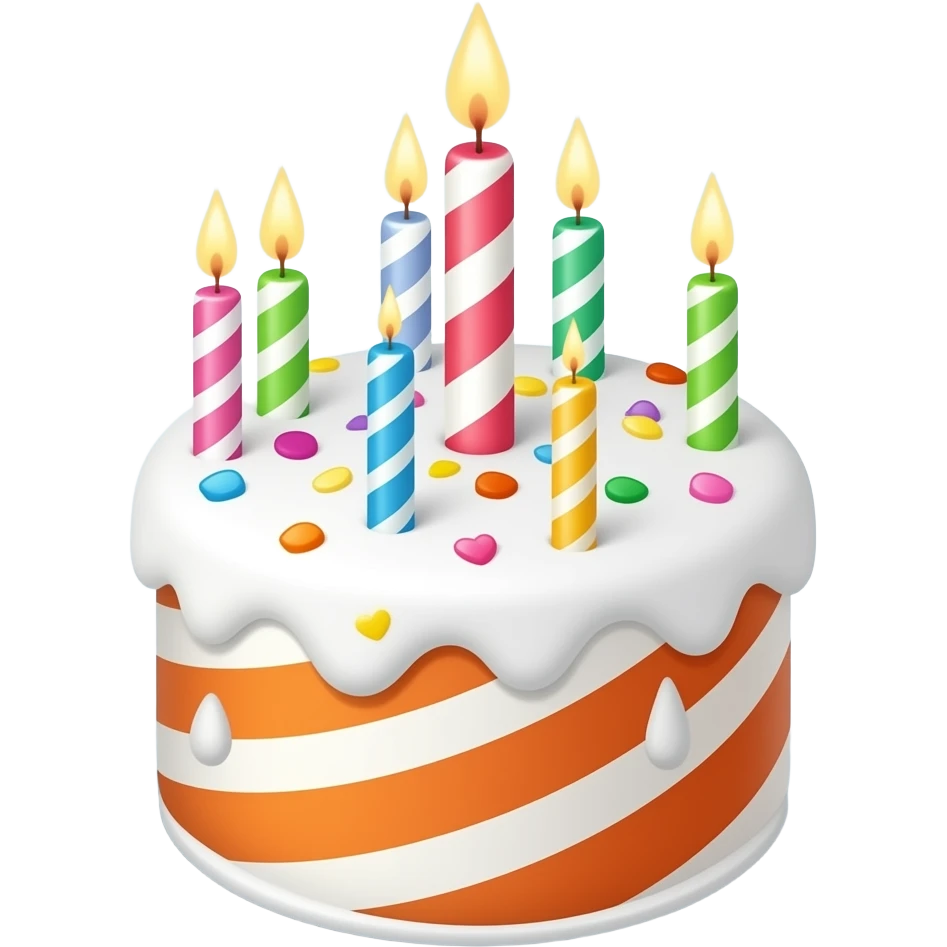 Поздравлялка с днем рождения от фирмы Moked emoji