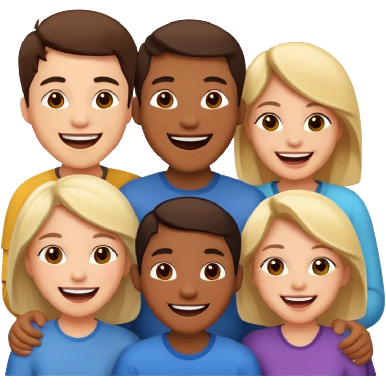 Só quero 5 pessoas  emoji