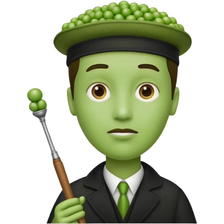 Conductor of peas emoji