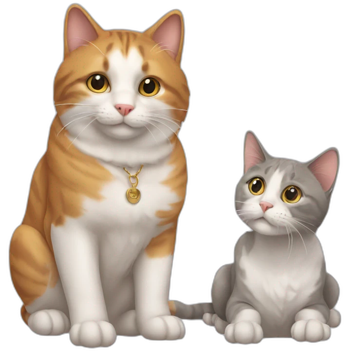 cat with dog emoji