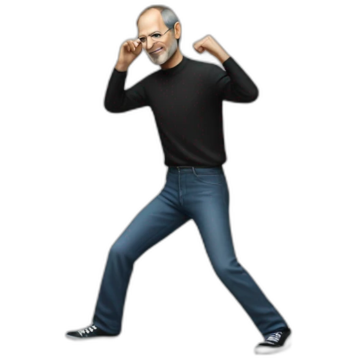 steve jobs dancing emoji