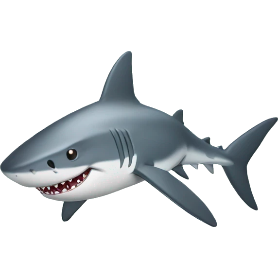 Shark with eggs emoji